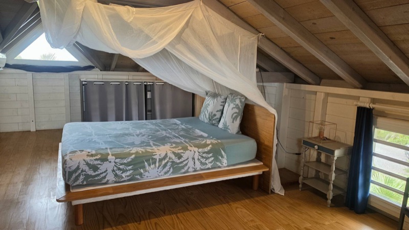 Chambre au linge azur