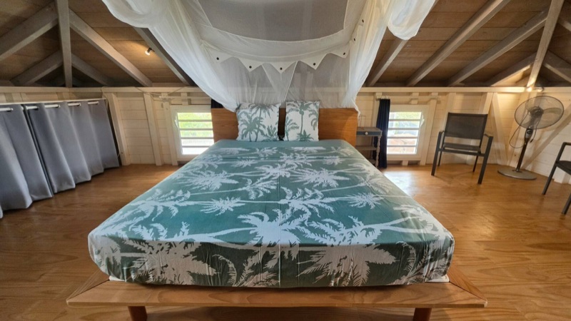 Chambre au linge azur