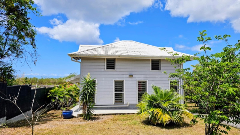 La façade de la villa